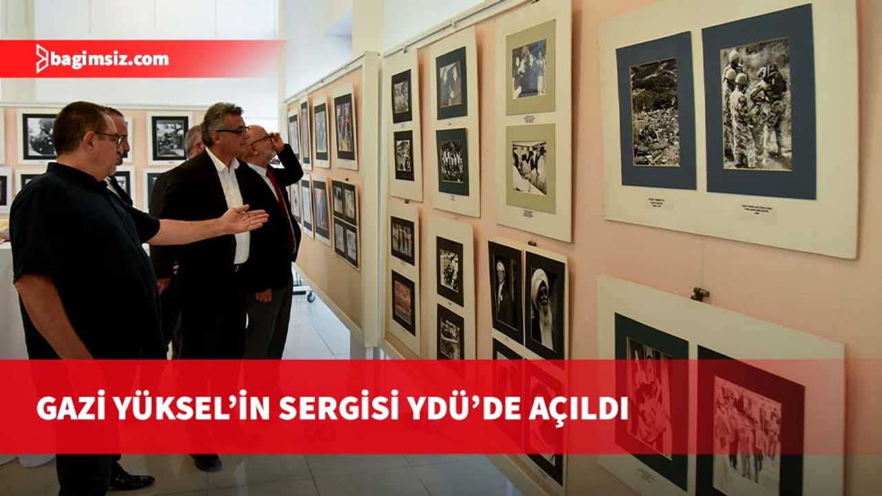 Gazi Yüksel’in sergisi YDÜ’de açıldı