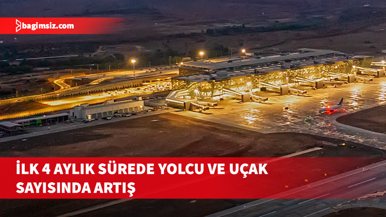 Ercan Havalimanı’nda yolcu sayısı yüzde 18.87, uçak sayısı ise yüzde 21.77 arttı