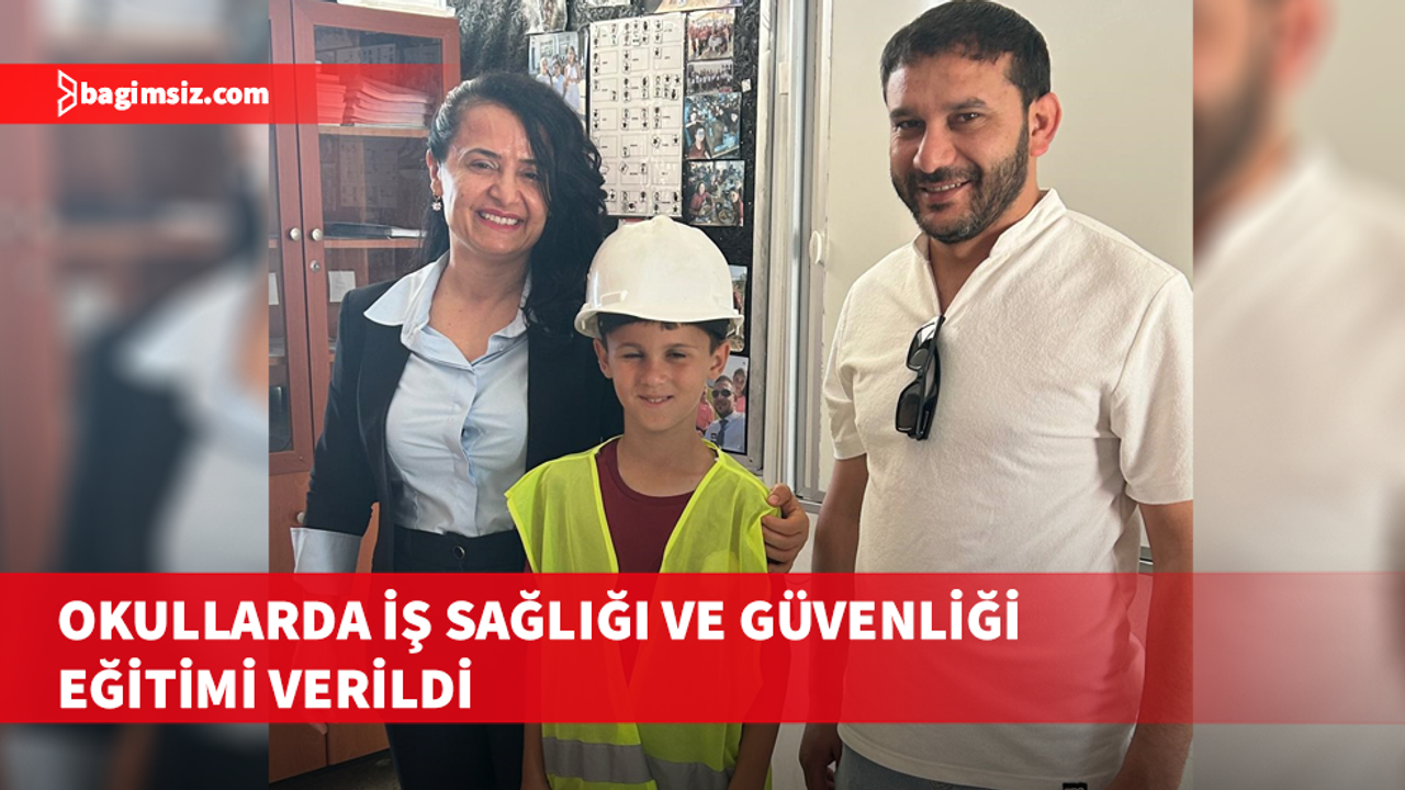 İlkokullarda “İş Sağlığı ve Güvenliği” konulu çizgi film gösterildi