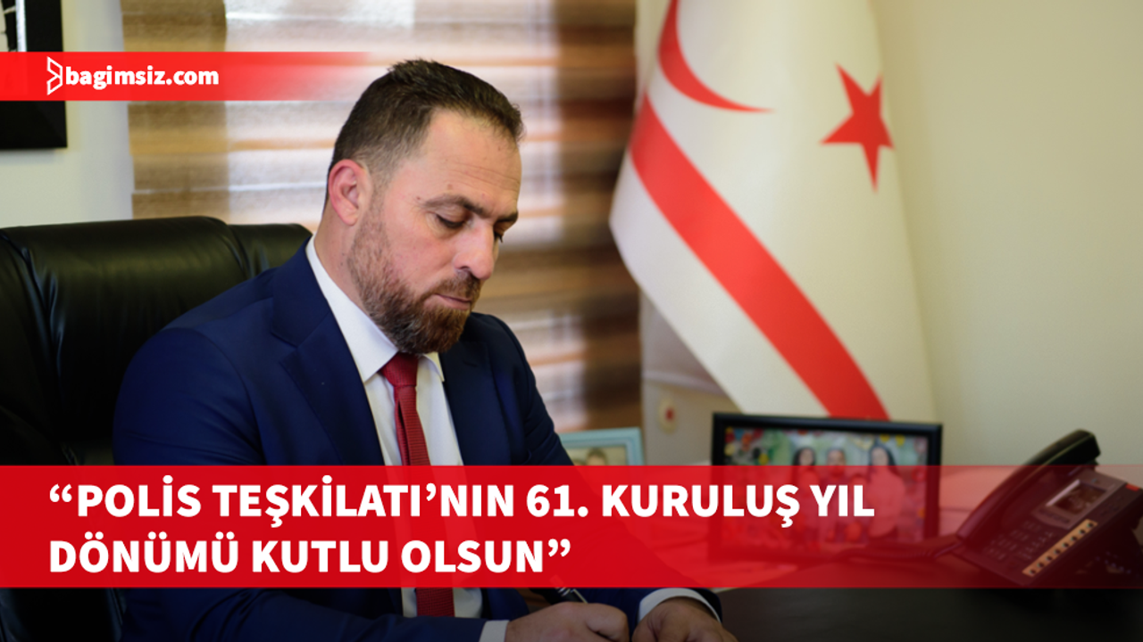 Tarım Bakanı Çavuş, polis teşkilatının 61. kuruluş yıl dönümünü kutladı