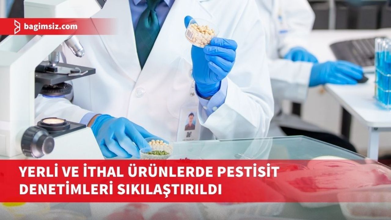 Tarım Dairesi: Son 5 yılda yerli ürünlerde yüzde 5,27’ye, ithal ürünlerde yüzde 6,53’e varan kirlilik tespit edildi