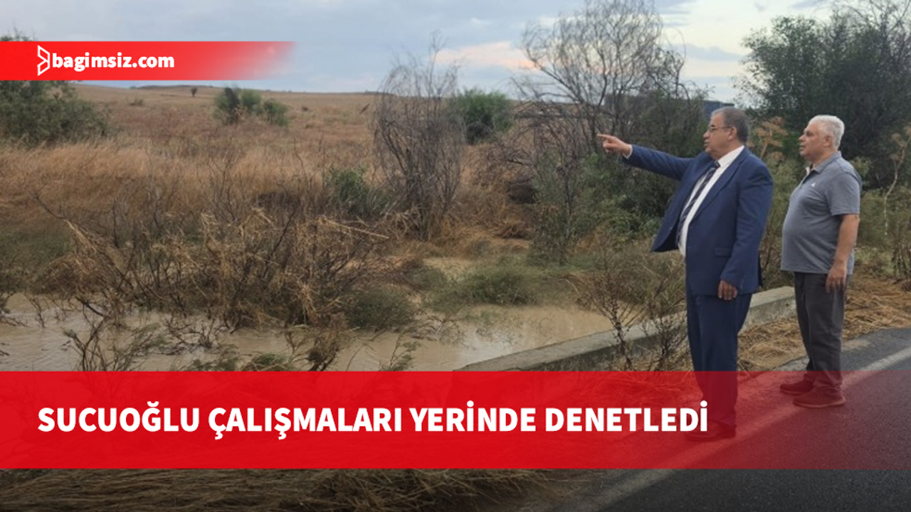 Bakan Sucuoğlu Yılmazköy – Kılıçaslan yol güzergâhında incelemelerde bulundu