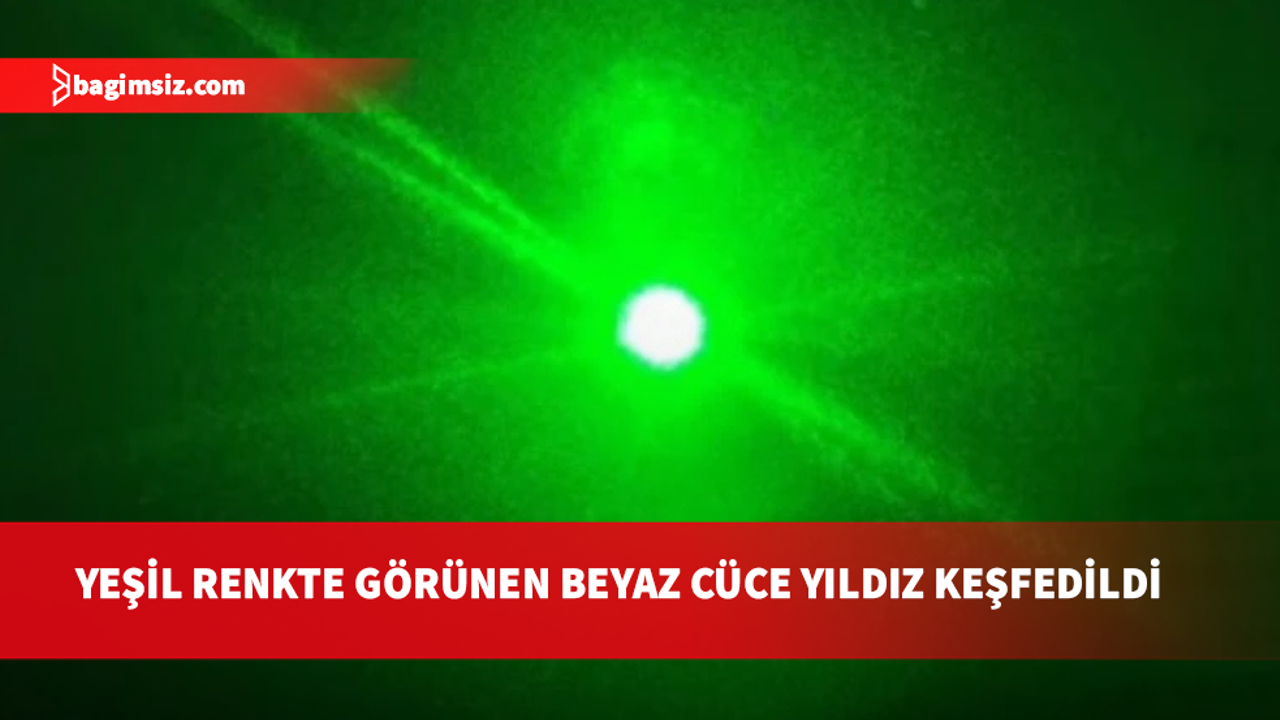 Bilim insanları ilk kez yeşil renkte görünen beyaz cüce yıldız keşfetti