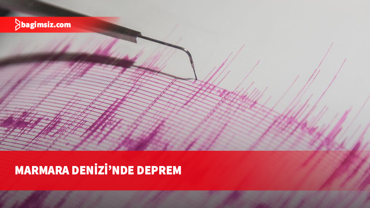 Marmara açıklarında 3,5 büyüklüğünde deprem