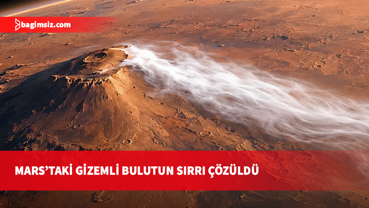 Bilim insanları Mars'taki 1.800 kilometrelik dev bulutun sırrını çözdü