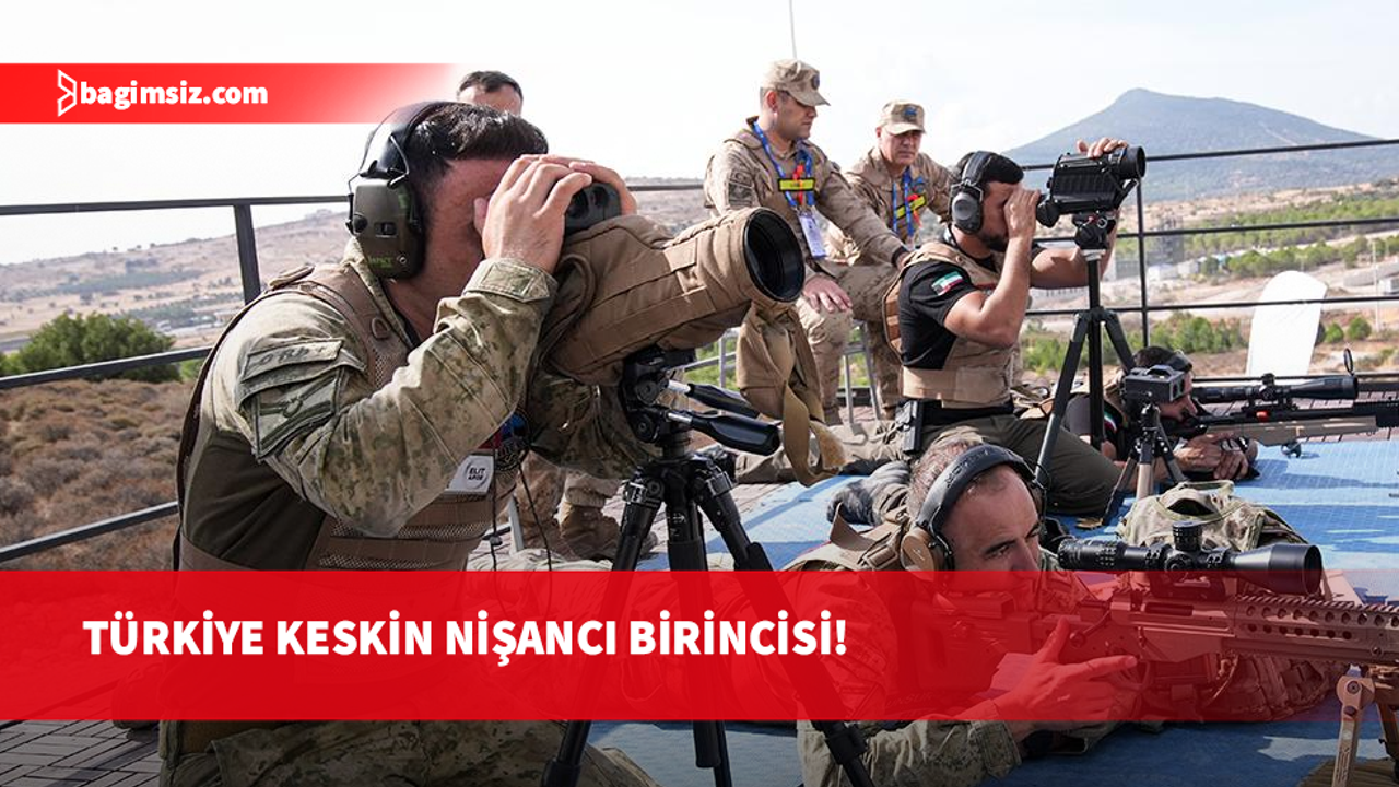 Türkiye uluslararası keskin nişancı yarışmasında birinci oldu