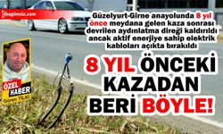 Güzelyurt-Girne ana yolunda 8 yıldır tedbirsiz şekilde duran elektrik kabloları bölge halkını endişelendiriyor