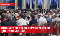 Yemeğe KKTC'de yaşayan 700 kadar depremzede katıldı