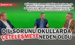 BAĞIMSIZ TV’ye konuşan KTOEÖS Başkanı Elmalı, Bekirpaşa Lisesi’nde 700 öğrenciden 200’ünün Türkçe bilmediğine dikkat çekti