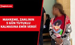 Bebeğin yoğun bakıma kaldırılması olayı ile ilgili tutuklanan zanlı, 5 gün tutuklu kalacak