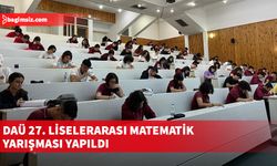 DAÜ 27. Liselerarası Matematik Yarışması yapıldı