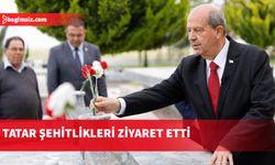 Cumhurbaşkanı Tatar, Muratağa-Sandallar ve Atlılar Şehitliklerini ziyaret etti