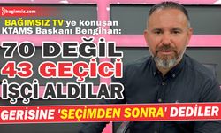 “70 geçici işçi istihdamı için 700 kişiye söz verildi”