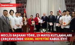 Meclis Başkanı Töre, 19 Mayıs kutlamaları çerçevesinde Sedat Simavi Endüstri Meslek Lisesi heyetini kabul etti