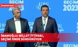 İBB Başkanı Ekrem İmamoğlu, Millet İttifakı’nın şu anda seçimi önde götürdüğünü açıkladı