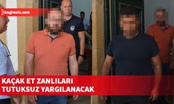 Tarihi geçmiş ve donmuş 1 ton ciğer ve et ithali ile ilgili mahkemeye çıkarılan zanlılar kefaletle serbest