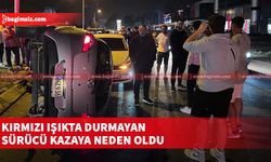 Lefkoşa’da 3 araçla motosikletin karıştığı kazada bir kişi yaralandı