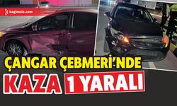 Çangar Çemberi’nde meydana gelen kazada bir kişi yaralandı