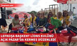 Kermeste Lefkoşa Başkent Lions Kulübü üyesi gönüllü kadınlar görev yaptı