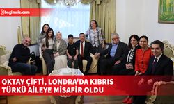 Fuat Oktay ve Eşi Hümeyra Oktay, Londra'da Kıbrıs Türkü aileye misafir oldu