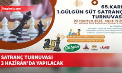 “65. Kare 1. Gülgün Süt Satranç Turnuvası” düzenleniyor