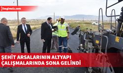 Öztürkler, Kermiya'daki şehit arsalarının altyapı çalışmalarında sona gelindiğini açıkladı