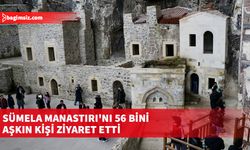 Yerli ve yabancı turistlerin Sümela Manastırı'na yoğun ilgisi devam ediyor