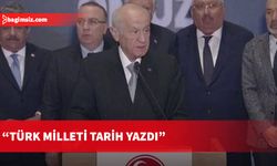 MHP Genel Başkanı Bahçeli, seçim sonucuna herkesin saygı duyması gerektiğini söyledi