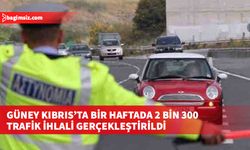 Bir haftalık trafik ihlalleri