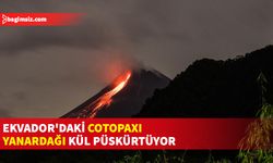 Ekvador'daki Cotopaxi Yanardağı kül püskürtüyor