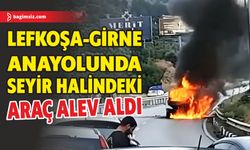 Araç tamamen yanarak kullanılmaz hale geldi