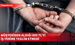 Lapta’da müşteriden temin ettiği parayı iş yerine teslim etmeyen zanlının başka suçları daha ortaya çıktı