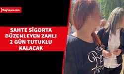 Sahte sigorta düzenleyen ve  tedavüle süren C.A mahkemeye çıkarıldı