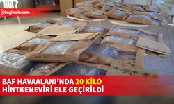 20 naylon poşet içerisinde 20 kilo uyuşturucu bulundu