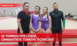 20 Temmuz Fen Lisesi,  cimnastikte Türkiye üçüncüsü oldu