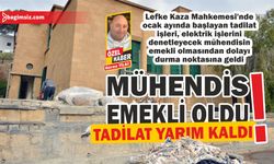 Mühendis emekli oldu tadilat yarım kaldı