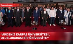 TC Cumhurbaşkanı Yardımcısı Yılmaz, Akdeniz Karpaz Üniversitesi mezuniyet törenine katıldı