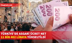 Türkiye’de yeni asgari ücret belirlendi…    