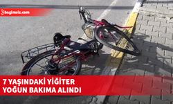 Beylerbeyi’nde bisikletinin kontrolünü kaybeden 7 yaşındaki çocuk çelik bariyerlere çarptı