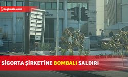 Athalassa bölgesindeki sigorta şirketinin önünde bomba patlatıldı