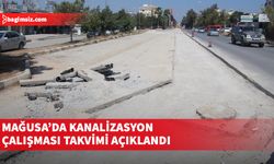 Gazimağusa’da kanalizasyon şebekesi iyileştirme çalışmaları sürüyor