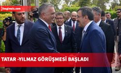 Tatar -Yılmaz görüşmesi başladı