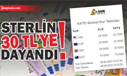 Sterlin 29,55 TL, dolar 23,70 TL, Euro ise ise 25,45 TL’den işlem görüyor