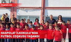 Haspolat İlkokulu’nda futbol coşkusu yaşandı