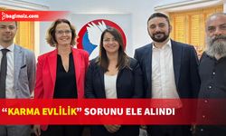 Fransa’nın Lefkoşa Büyükelçisi Catalano ile siyasi danışmanı Vivien, TDP’yi ziyaret etti