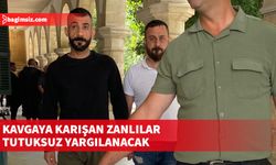 Eşi ile selamlaştıkları gerekçesi ile kavga eden zanlılar mahkemeye çıkarıldı