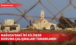 Mağusa’da bulunan Agios Georgios ile Panagia Agia Napa kiliselerinde koruma çalışmaları tamamlandı