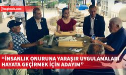 YDP Milletvekili Adayı Figen Yaman Lesinger Haspolat’ı ziyaret etti