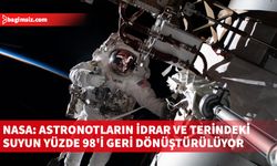 NASA, UUİ'de geri dönüştürülen su miktarının yüzde 98'e ulaştığını duyurdu