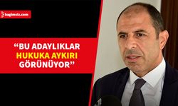 Özersay, siyasi parti adaylarının çoğunun yasaya uygun şekilde belirlenmemiş gibi göründüğünü söyledi